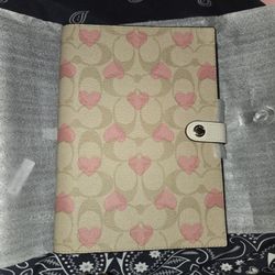 Pink Heart Coach Notebook 