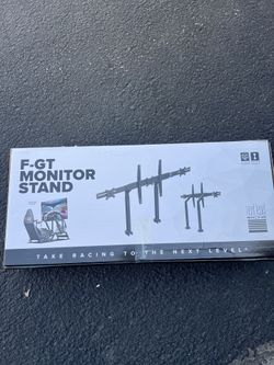 Next Level Racing monitor stand for racing simulators.