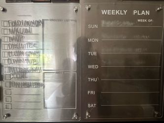 Fridge magnet calendar/to-do list