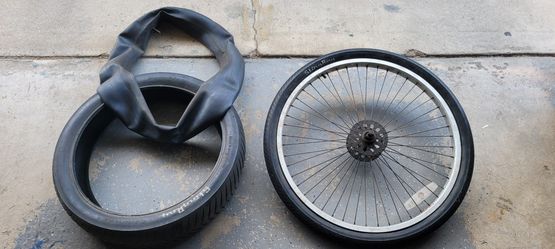 Schwinn Stingray Front Tire With Rim Back Tire With Tube