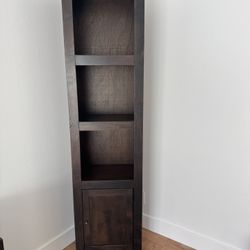 Solid Wood Bookcase with Cabinet – Excellent Condition