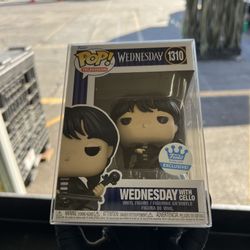 Wednesday With Cello Funko Shop Exclusive