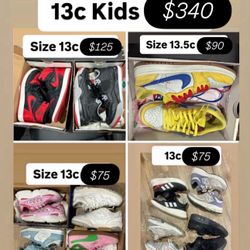 Yeezy Adidas Pumas Nikes All 13c Kids Boys Girls 