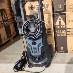 Electric Pressure Washer 1600 PSI High Power Washer 1.2 GPM with Detergent Tank 4 Adjustable Quick C