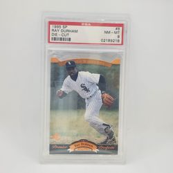 1995 SP Ray Durham Die-Cut #8 Chicago White Sox Premier Prospects PSA 8 NM-MT BB
