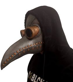 Halloween Plague Doctor Bird Mask Long Nose Beak Halloween Cosplay Steampunk Gas Costume Props