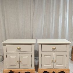  Two Large Nights Stands Recently Painted 
