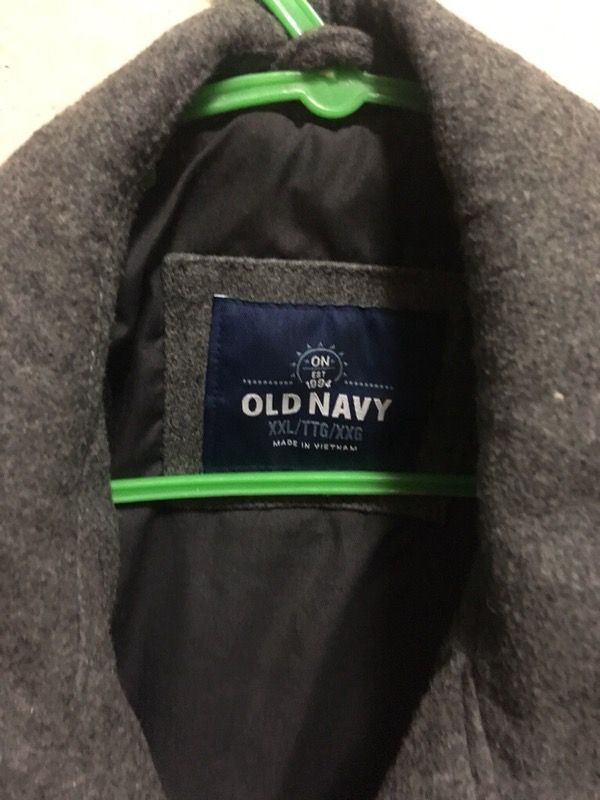 New Old Navy Wool Coat XXL