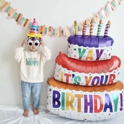 Giant Birthday Cake Balloon!