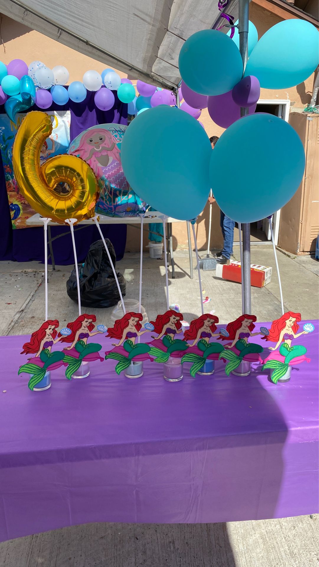 Little mermaid centerpiece