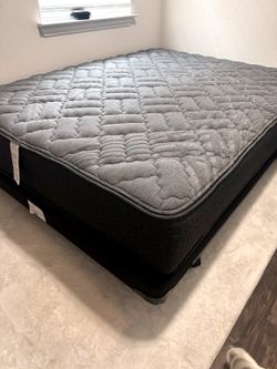 Queen Mattress + Bed Frame - Very Lightly Used