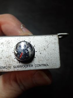 Subwoofer Volume Control