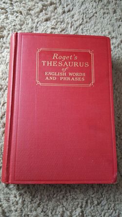 Roger's Thesaurus of English Words and phrases Authorized Edition Revised