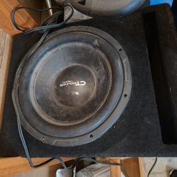12" imch Sub With Amp