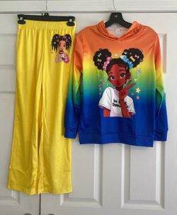 Colorful girl outfit