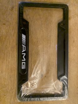 AMG Mercedes License Plate Cover (2 Pieces) 