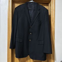 Mantoni Italy Black Blazer Size 46R