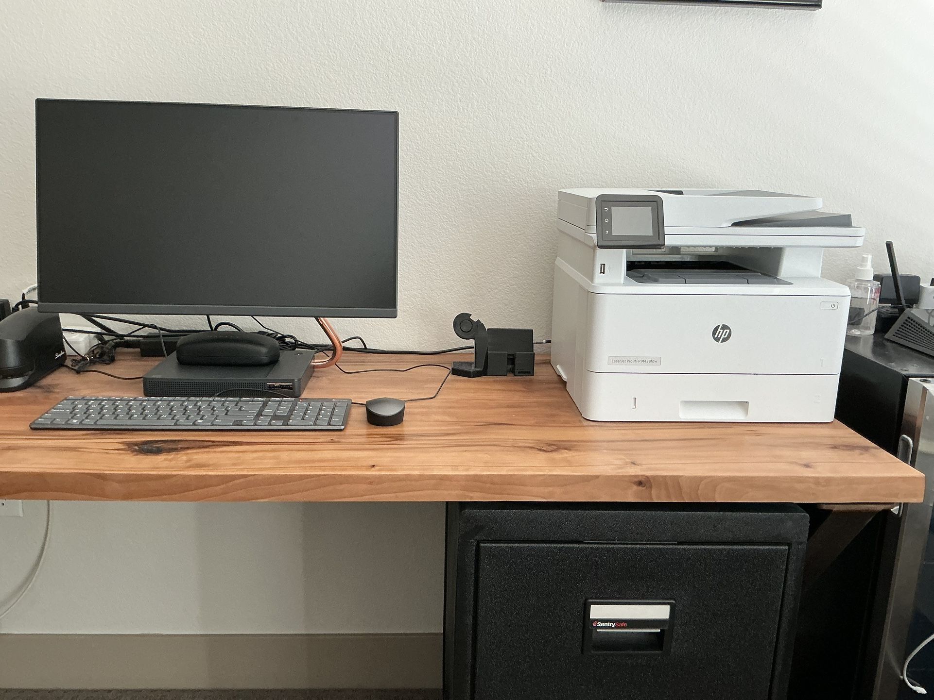 Lenovo All In One Desktop And HP Laserjet Pro Combo