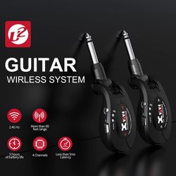 Xvive U2 Guitar Wireless System with Transmitter and Receiver for Electric Guitars Amp Bass Violin