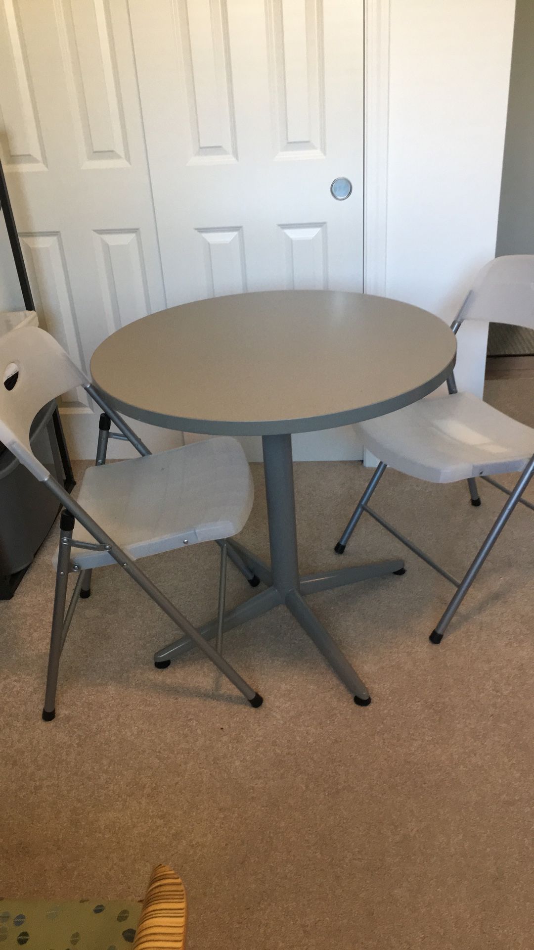 30” Table And Two Chairs