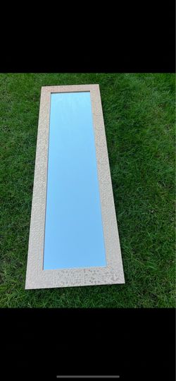 Bed Bath & Beyond Mirror OTD Cppr Sequin 17.125” X 53.125”