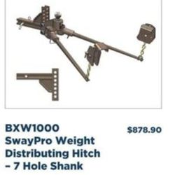 Weigh Distribution Hitch