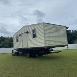 Sheds Relocated ,,, Movemo Casita De Patio Container Rv Crane Available 