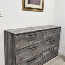 Grey Dresser 6 Drawers