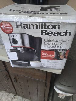 Hamilton beach espresso maker.