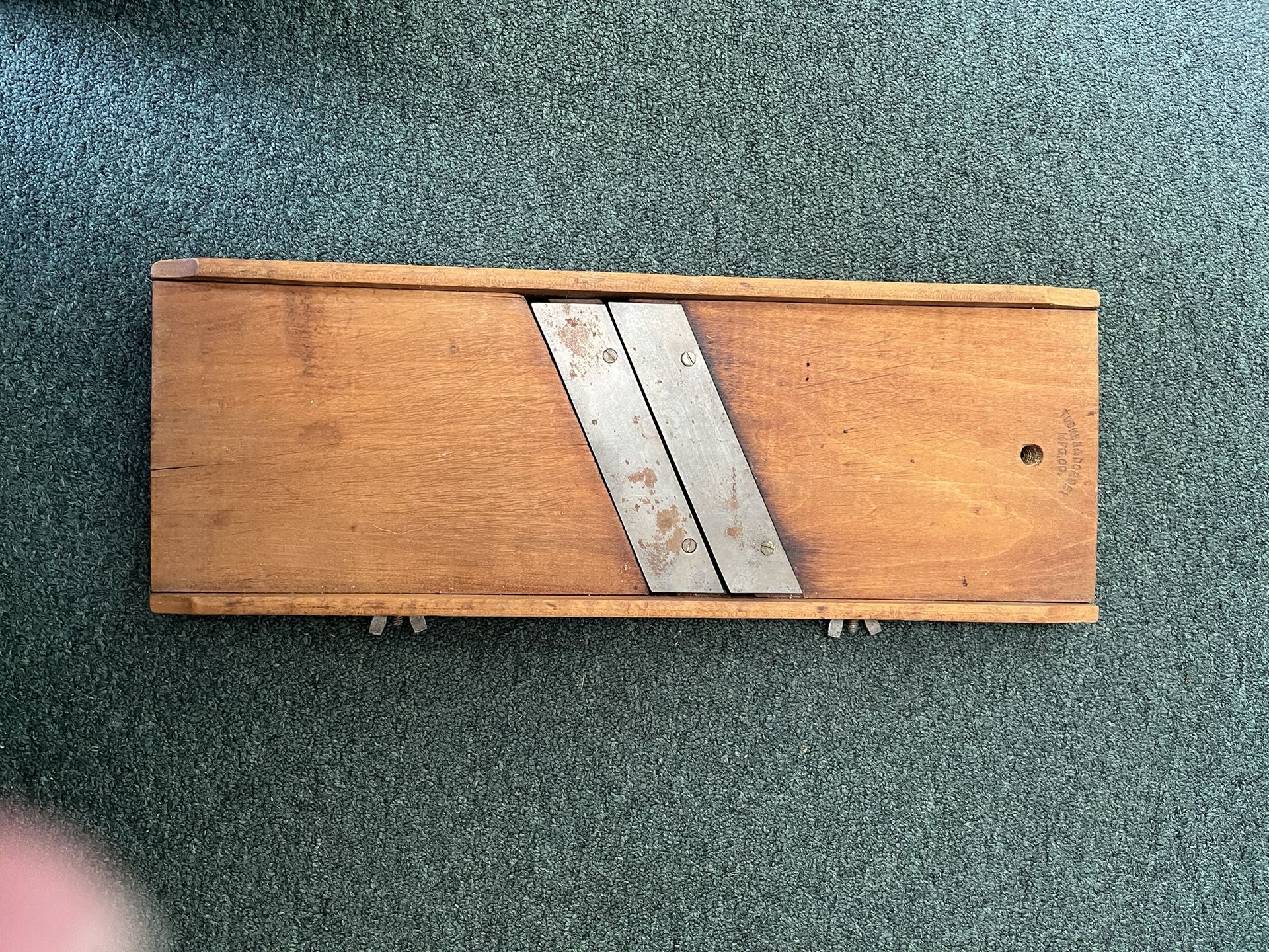 Vintage Wooden Cabbage Shredder