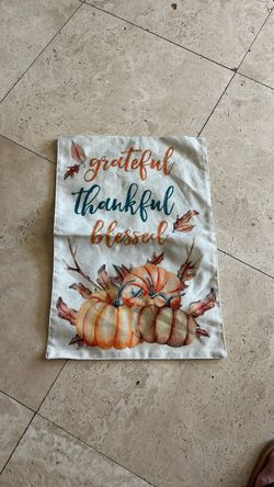 Fall garden banner flag
