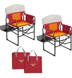 SUNNYFEEL Heated Camping Directors Chair