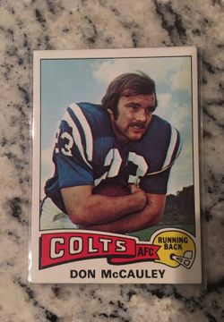 1975 Topps Football: Don McCauley