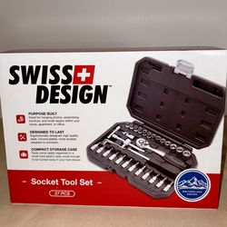 SWISS DESIGN 37 PIECE SOCKET SET (New)