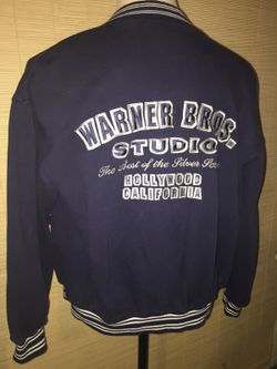 Warner bros studio fleece jacket size M