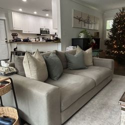 Gray Sofa from Joybird. 