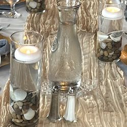 Beige Cheesecloth Table Runner 10 Pack