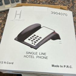 Single Line Hotel Phone