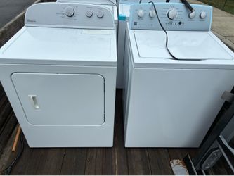 Washer and dryer set