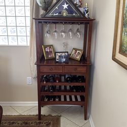 Wine rack mini bar
