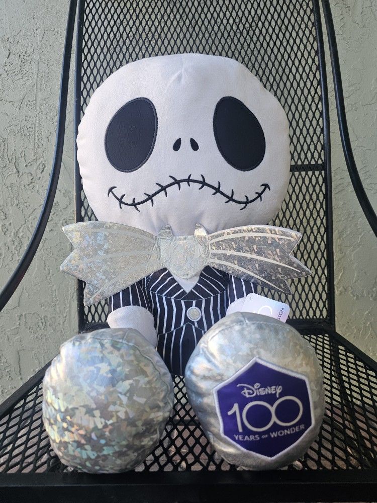 Disney 100 Years Of Wonder Jack Skellington New With Tags Jumbo