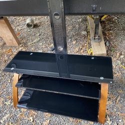 3 in 1 flat panel Tv For Tvs Up To 65”, Brown Cherry