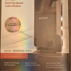 Netgear Nighthawk CM1200 Docsis 3.1 Multi Gig Speed Cable Modem
