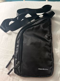 Travelon Black Crossbody Travel Bag