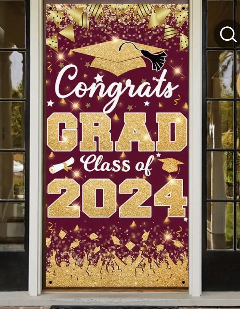 Graduation Decor- Banners and Table Runner