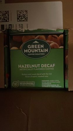 Decaf hazelnut green Mountain coffee