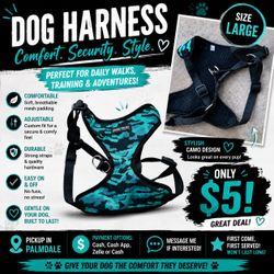 🐾 Dog Harness – Size Large