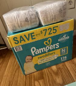 Pampers Newborn Diapers 174 Ct