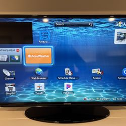 TV and Stand - Smart, 42”, Samsung 