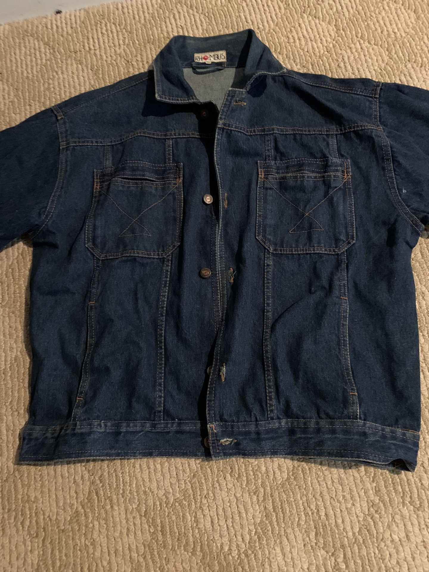 Men’s denim jacket never used